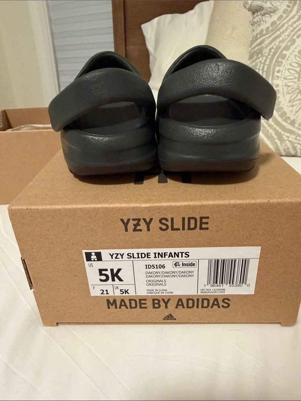 adidas YZY Slide Infants - Dark Gray